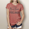 I Have Mixed Drinks About Feelings - Short Sleeve T-Shirt