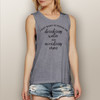 Drinking Water and Avoiding Men - Muscle Tank