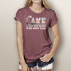The Lake Is My Happy Place - Woman's Short Sleeve T-Shirt (More Color Choices)