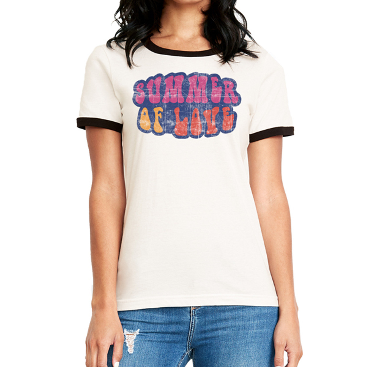 Download Summer Of Love Ringer 70 S Style Retro Tshirt