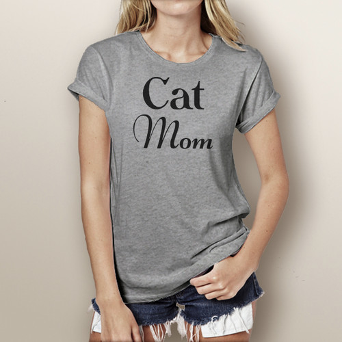 Cat Mom (Simple) - Short Sleeve T-Shirt