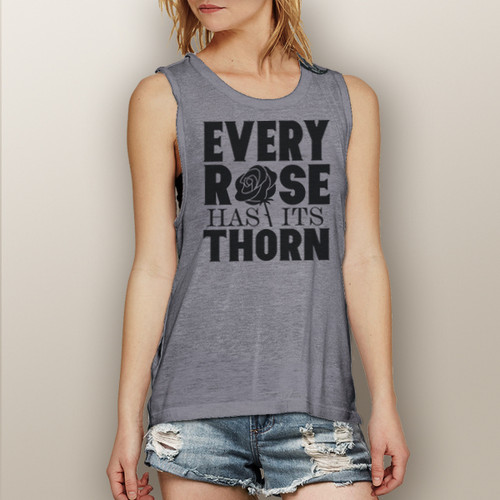 Every Rose Has Its Thorn - Muscle Tank (more color choices)