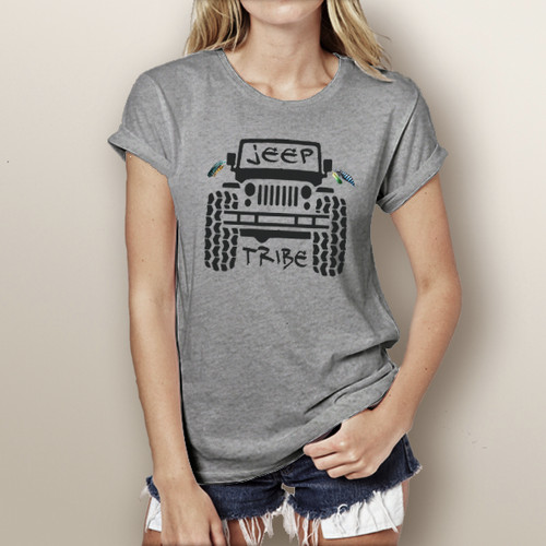 Jeep Tribe (with jeep) - Short Sleeve T-Shirt