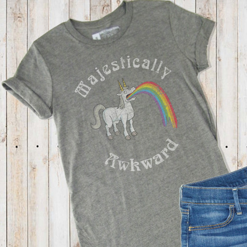 Majestically Awkward- Woman's Short Sleeve T-Shirt