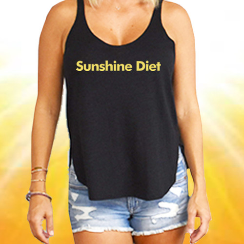 Sunshine Diet - Flowy Slit Tank 