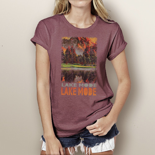 Lake Mode - Woman's Short Sleeve T-Shirt (more color choices)