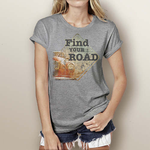 Find Your Road - Woman's Short Sleeve T-Shirt (more color choices)