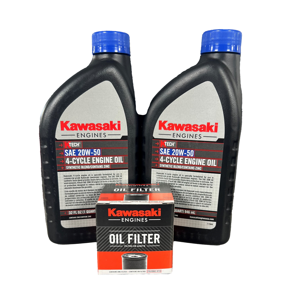 Kawasaki 20W50 Oil Change Kit - Free Shipping!