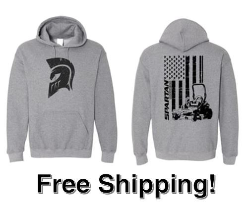 Spartan Hooded Sweatshirt- Flag Design