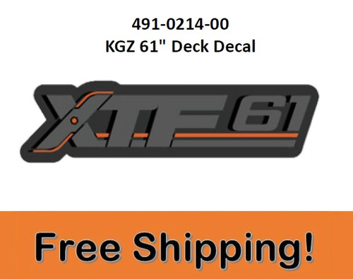 Spartan KGZ XTF-61 Deck Decal