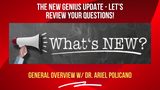 Let's review the new features of the Genius! - review with Ariel Policano