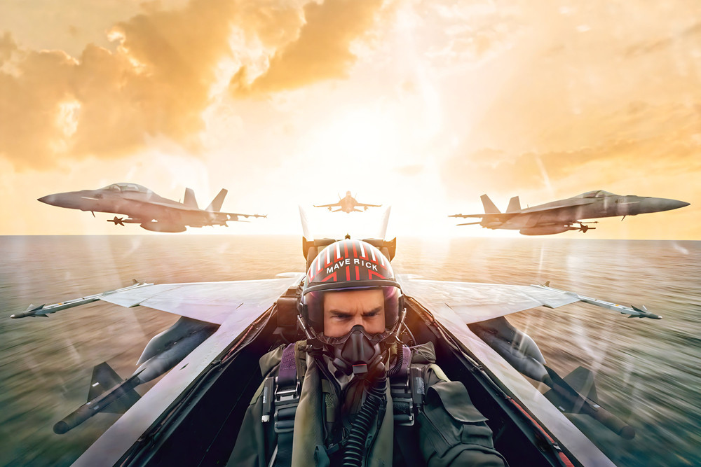 TOP GUN MAVERICK TOM CRUISE 3 - Original Decor Wall Art POSTER