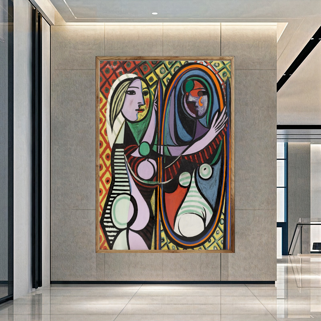 Girl before a Mirror Pablo Picasso 01