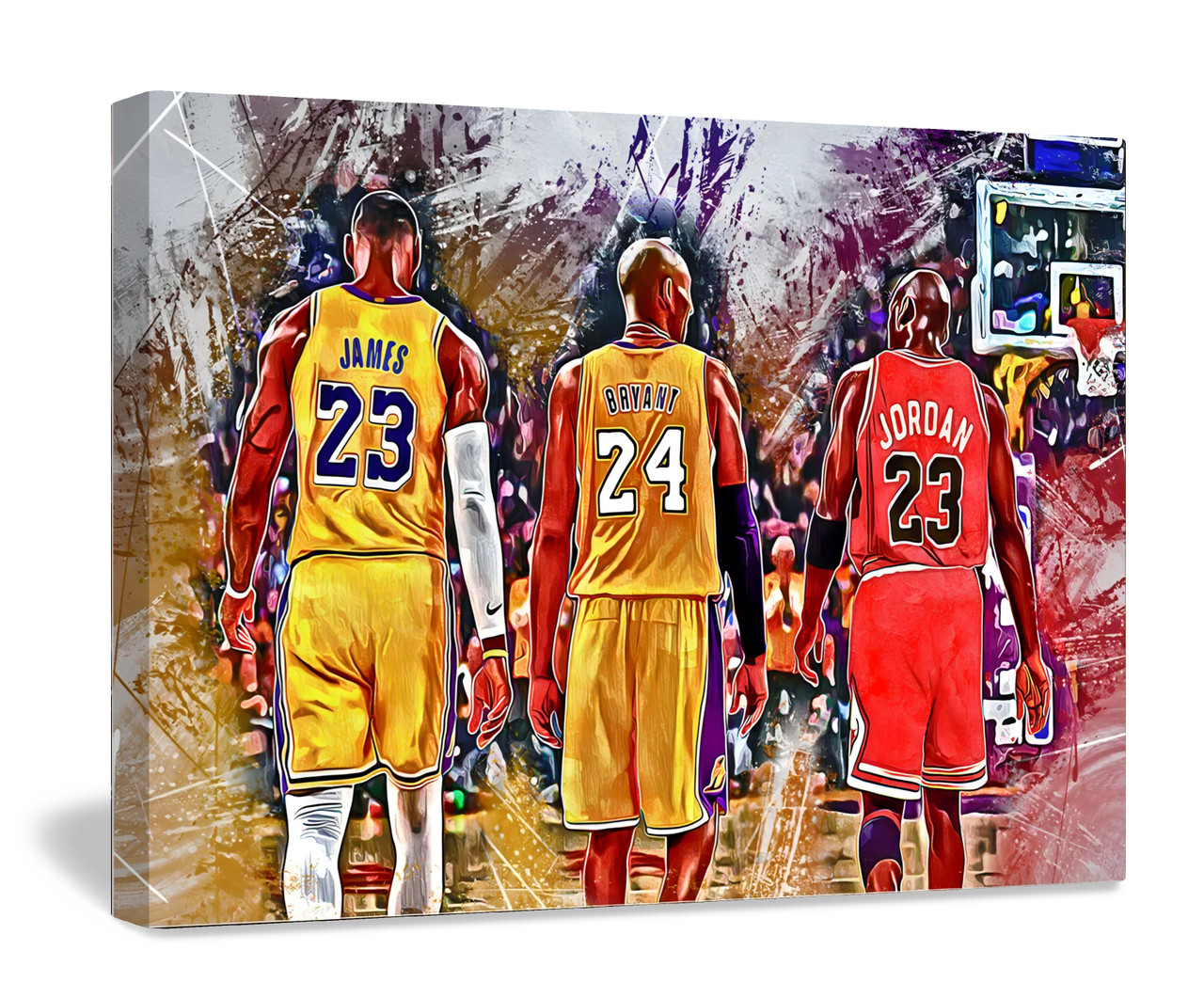 LeBron James, Kobe Bryant and Michael Jordan Poster