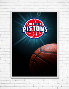 DETROIT PISTONS black DETROIT PISTONS black
