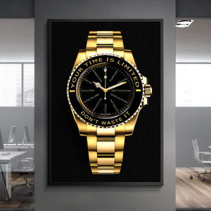 ROLEX BLACK Inspirational Print Home Wall Art Decor Home Wall Art Print Great for Gift Home Wall Decor Picture Poster / Canvas ROLEX BLACK Inspirational Print Home Wall Art Decor Home Wall Art Print Great for Gift Home Wall Decor Picture Poster / Canvas