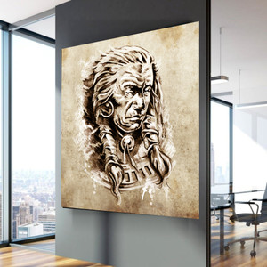 INDIAN HEAD Print Home Wall Art Decor Great for Gift Home Picture Poster / Canvas INDIAN HEAD Print Home Wall Art Decor Great for Gift Home Picture Poster / Canvas