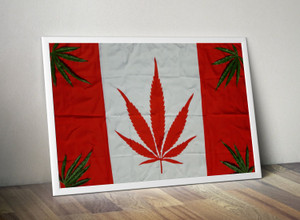CANNABIS CANADIAN FLAG Inspiration Rastafarian Cannabis Print Art Home Wall Art Print Great for Gift Home Decor Picture Poster / Canvas CANNABIS CANADIAN FLAG Inspiration Rastafarian Cannabis Print Art Home Wall Art Print Great for Gift Home Decor Picture Poster / Canvas