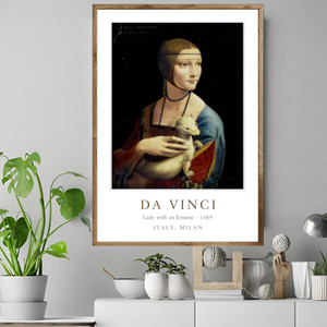 Lady with an Ermine by Leonardo Da Vinci 01 Lady with an Ermine by Leonardo Da Vinci 01