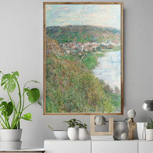 View of Vetheuil by Monet View of Vetheuil by Monet