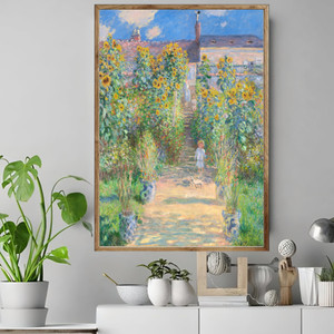 The Artist's Garden at Vetheuil by Monet The Artist's Garden at Vetheuil by Monet