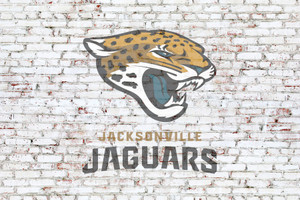 Jacksonville Jaguars on brick wall Jacksonville Jaguars on brick wall