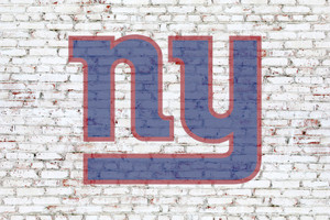 New York Giants on brick wall New York Giants on brick wall