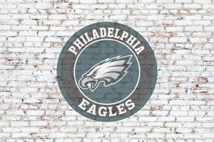 Philadelphia Eagles on brick wall Philadelphia Eagles on brick wall
