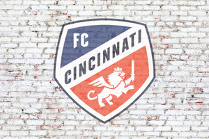 FC CincinnatI on Brick Wall FC CincinnatI on Brick Wall