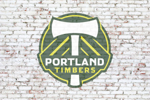 Portland Timbers on Brick Wall