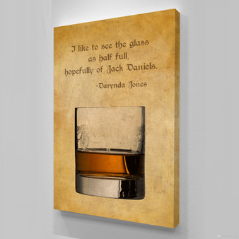 OLD WHISKY GLASS OLD WHISKY GLASS DARYNDA JONES Whisky Glasses Collection Inspirational Print Home Wall Art Decor Home Wall Art Print Great for Gift Home Wall Decor Picture Poster / Canvas