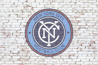 New York City FC  on Brick Wall