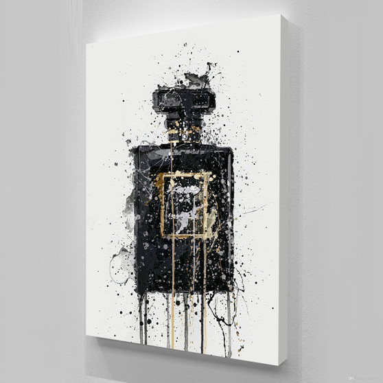PERFUME BLACK ANEL Inspirational Print Home Wall Art Decor Home Great for Gift Home Picture Poster / Canvas
