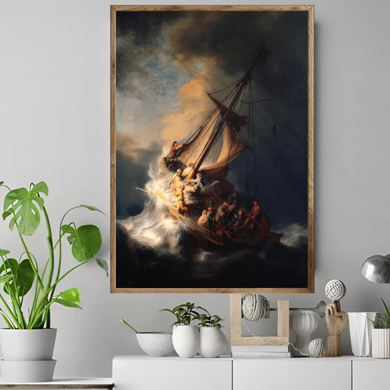 The Storm on the Sea of Galilee  by Rembrandt