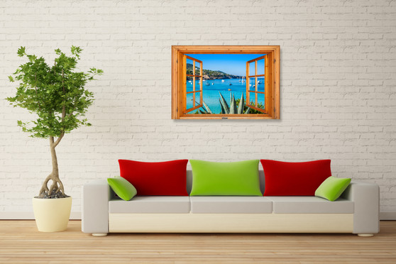 Window View Ocean Wather Beach