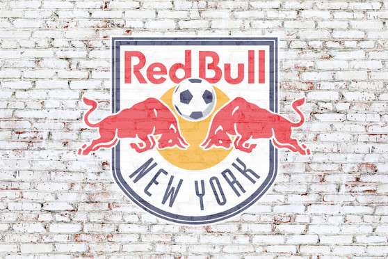 New York Red Bulls on Brick Wall