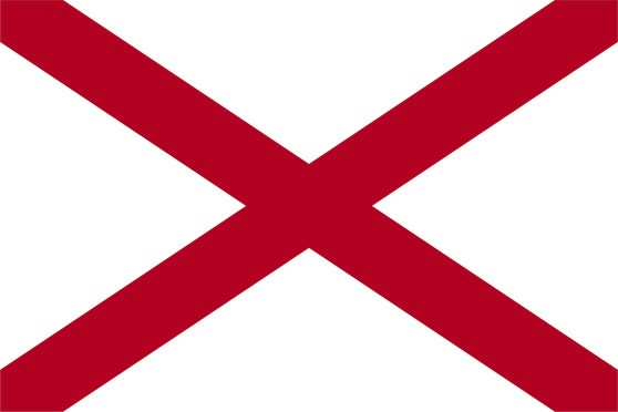 Shop ecofriendly Alabama State Flag posters and canvases by conradsignature. High-quality wall art perfect for home or office decor. Unique patriotic design printed on sustainable materials.