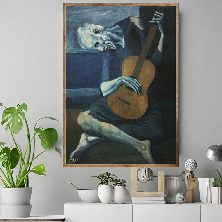 The Old Guitarist Pablo Picasso 01