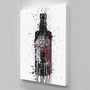 BOTTLE OF WHISKY Abstract Print Home Wall Art Decor Home Great for Gift Home Picture Poster / Canvas