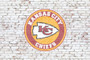 Kansas City Chiefs on brick wall