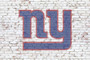 New York Giants on brick wall