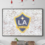 LA Galaxy on Brick Wall