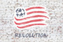 New England Revolution  on Brick Wall