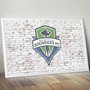 Seattle Sounders FC on Brick Wall