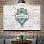 Seattle Sounders FC on Brick Wall
