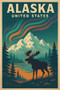 ALASKA UNITED STATES RETRO