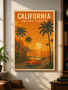 CALIFORNIA UNITED STATES RETRO