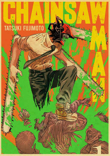 Hot Anime Retro Chainsaw Man Posters