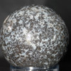 Black Feather Plume Agate Sphere #8328