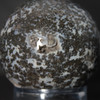 Black Feather Plume Agate Sphere #8328